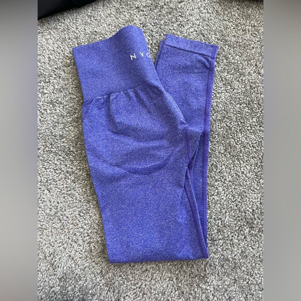 NVGTN contour leggings size small electric blue